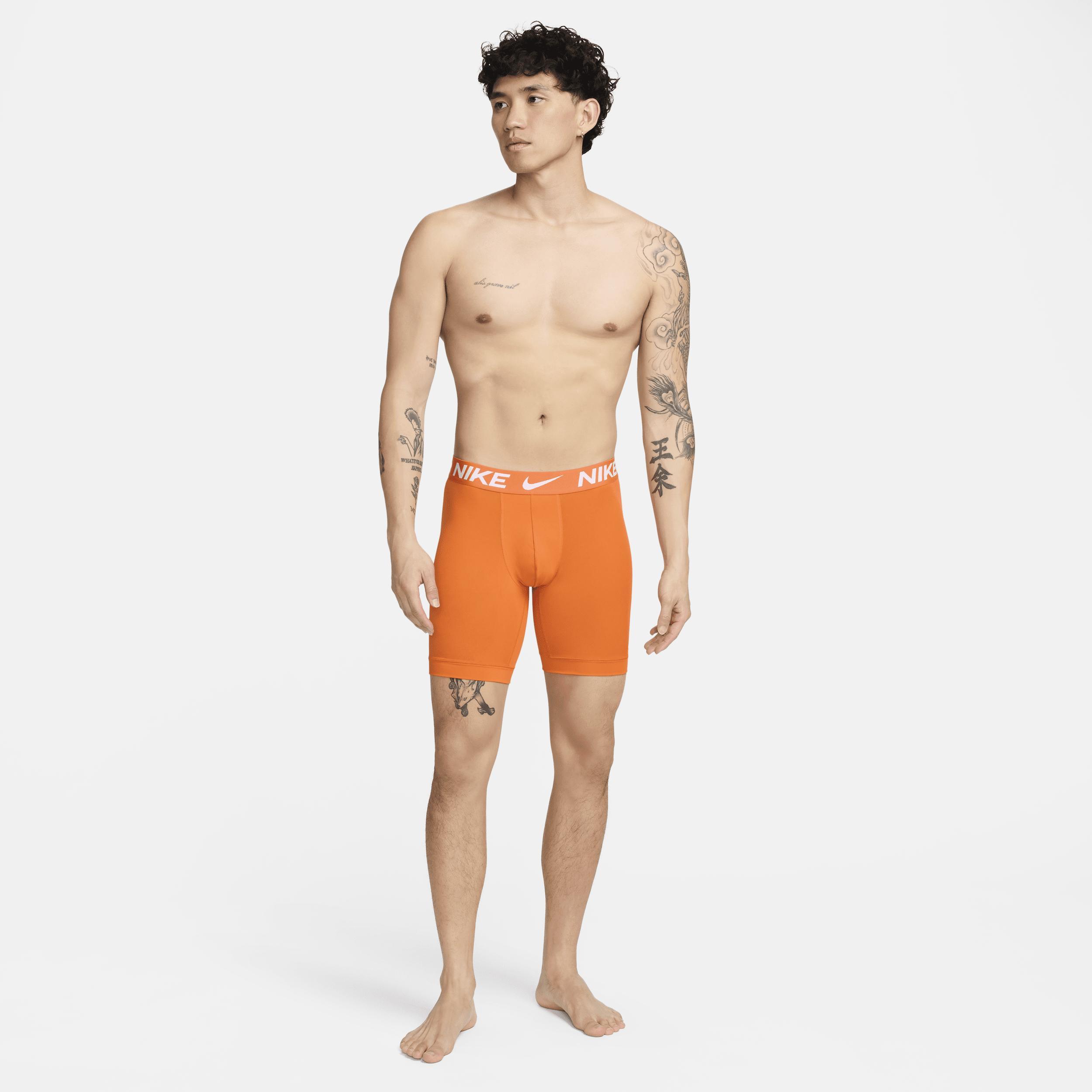 Nike Mens Dri-FIT Essential Micro Long Boxer Briefs (3-Pack) Product Image