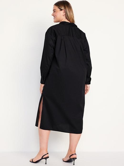 Loose Midi Shirt Dress Product Image