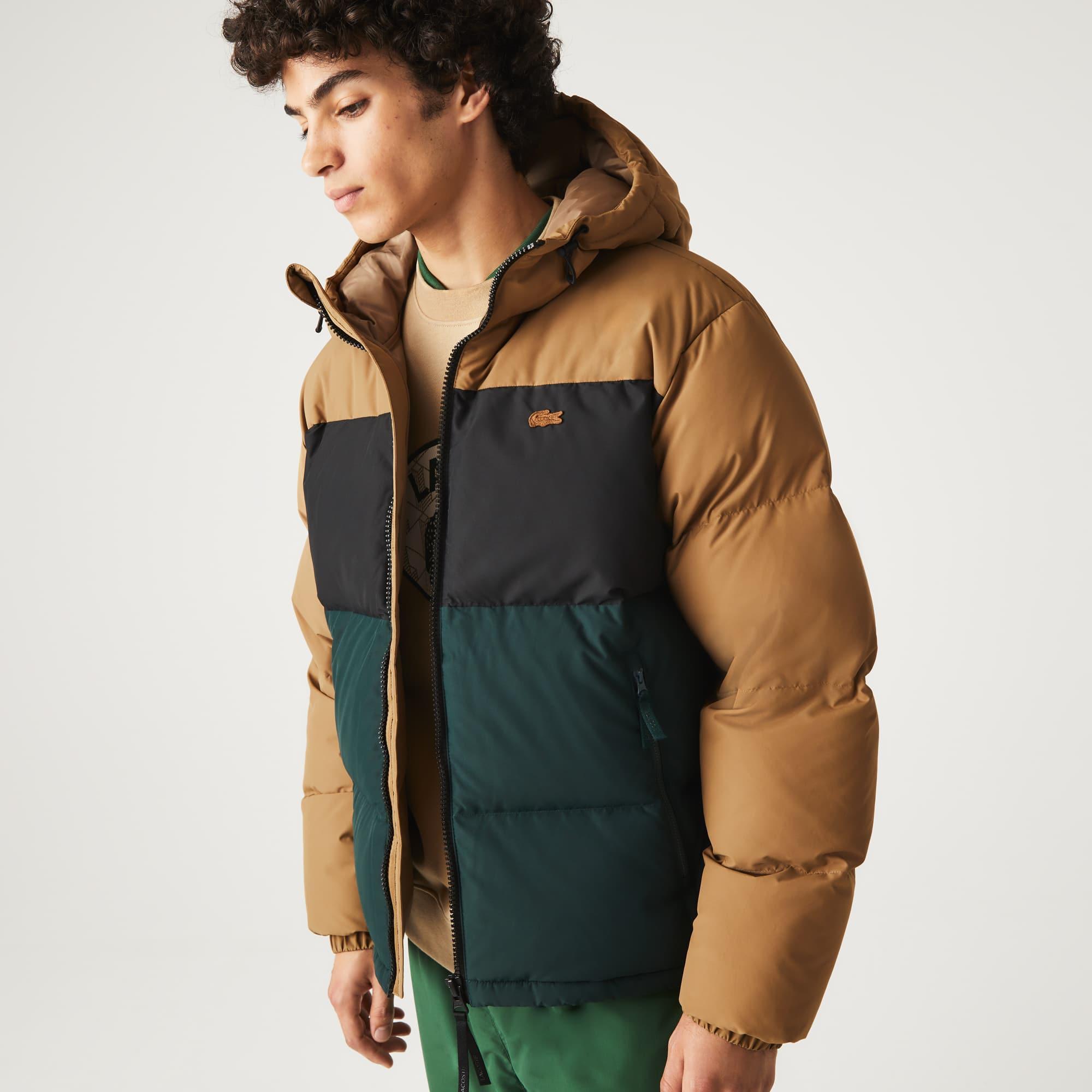 Men's Quilted Colorblock Water-Repellent Jacket Product Image