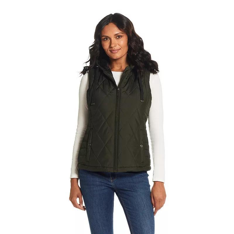 Spruce Plush Pocket Hooded Vest - Women & Plus Product Image