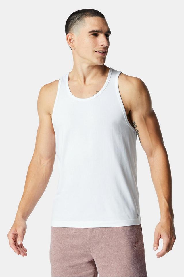 Fabletics Men The 24-7 Tank male white Size XL Product Image