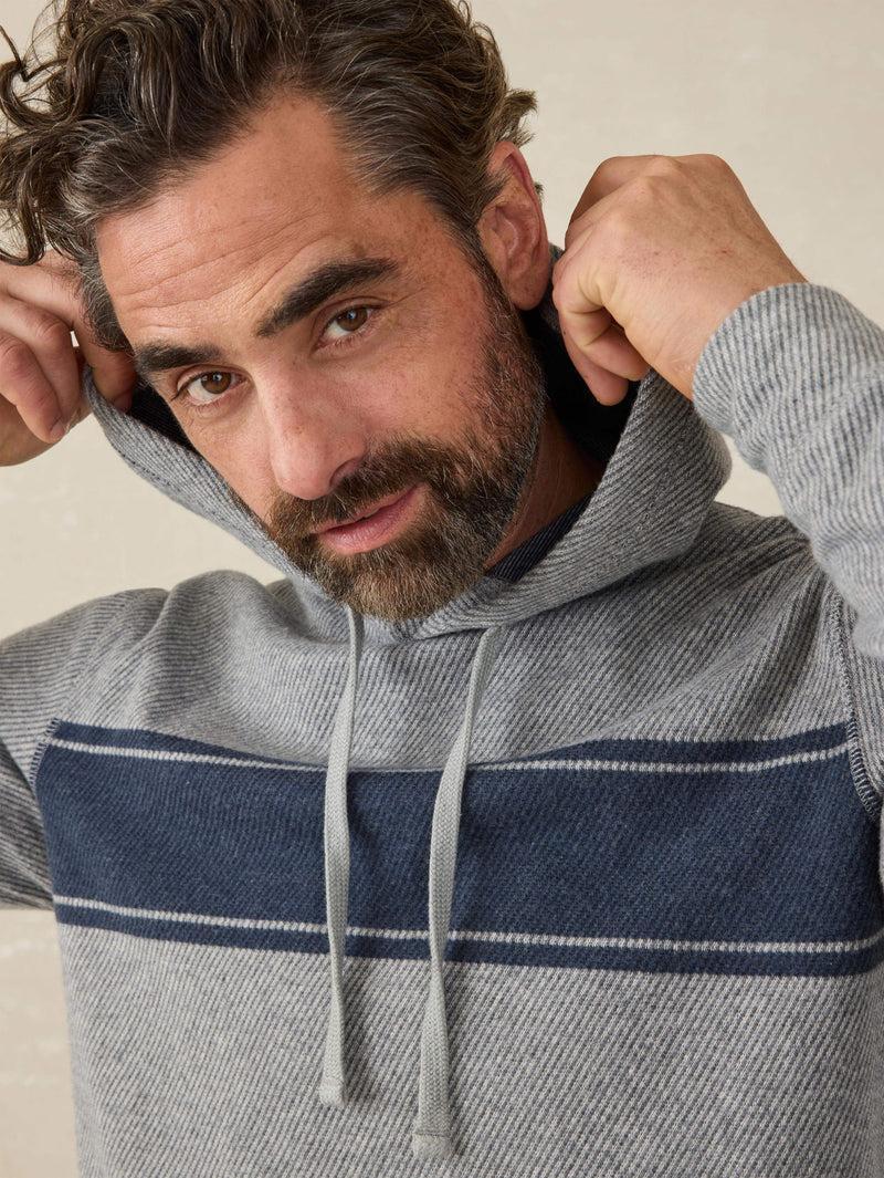 Legend™ Sweater Hoodie - Fossil Grey Surf Stripe Product Image