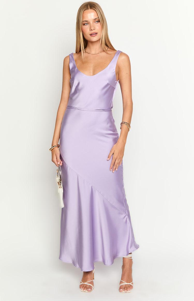 Aviva Purple Maxi Dress Product Image