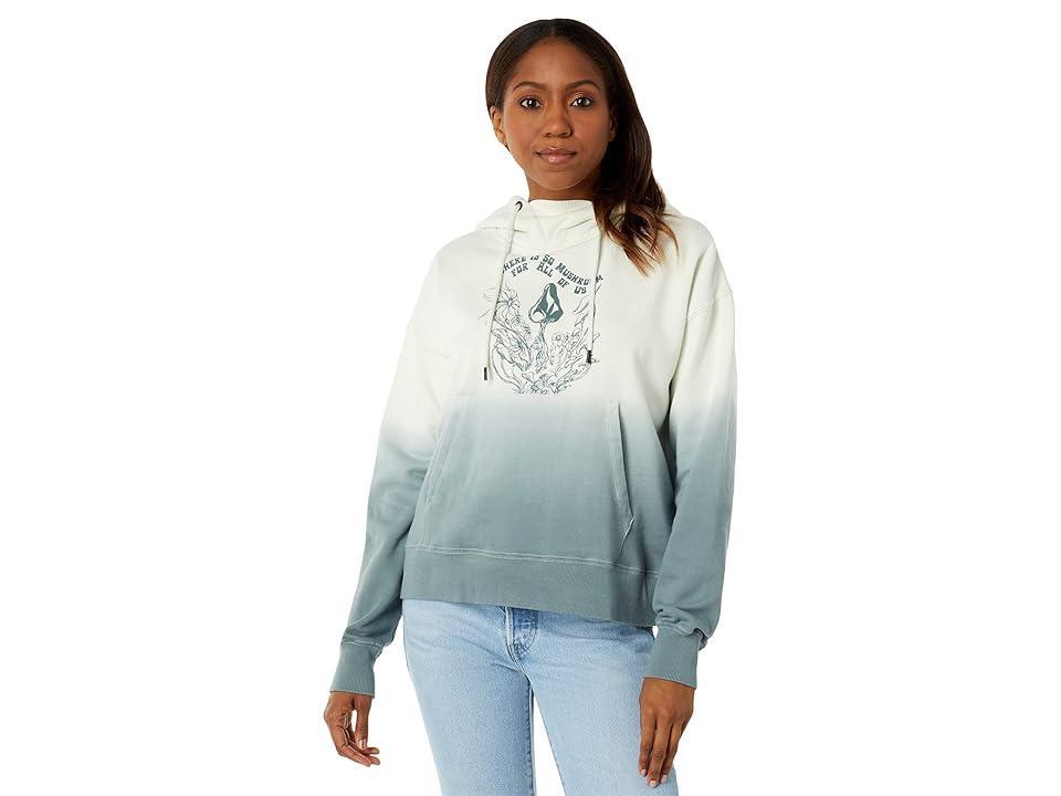 Volcom Snow Peak Pullover Fleece (Green Ash) Women's Clothing Product Image