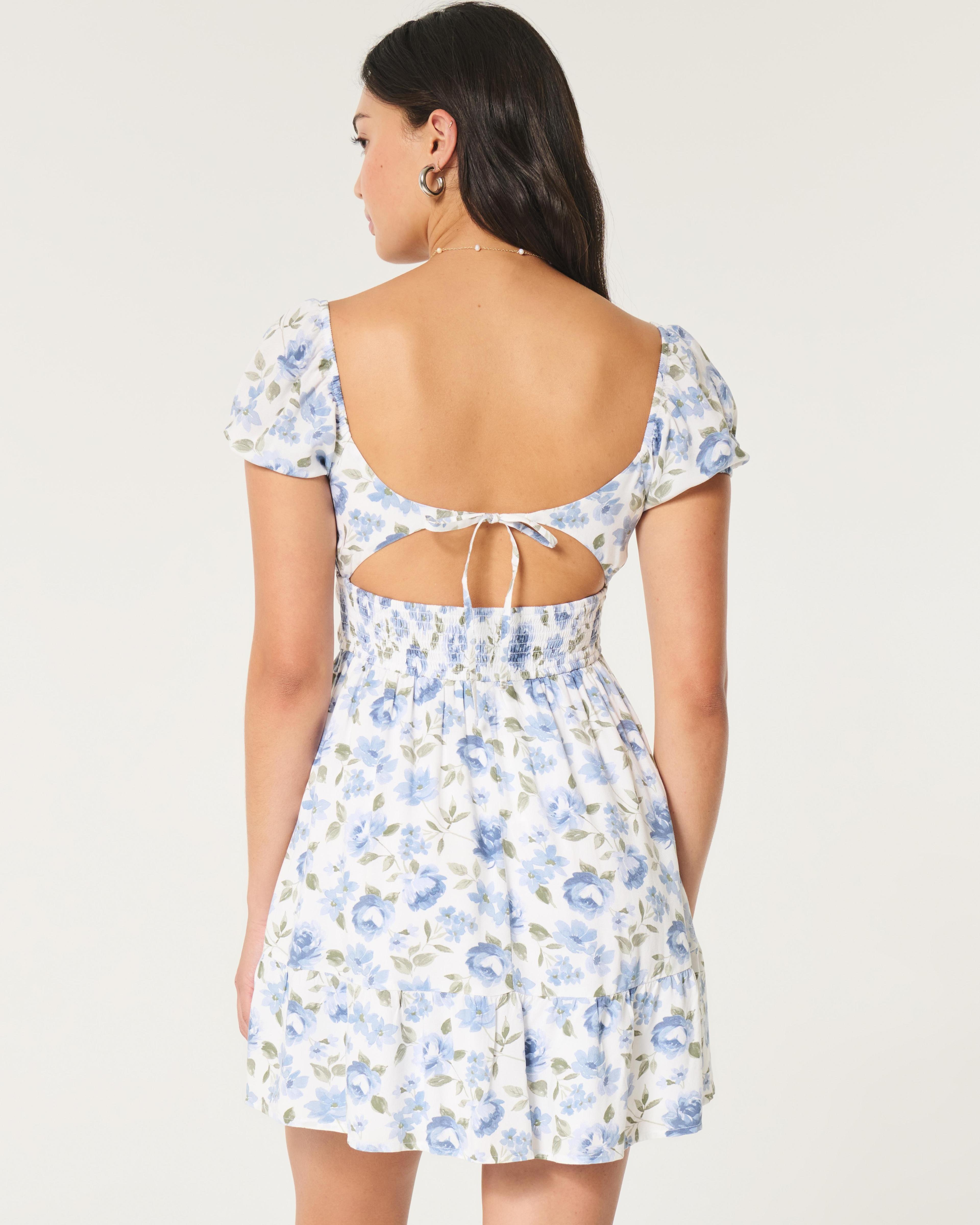 Open Back Tiered Mini Dress Product Image