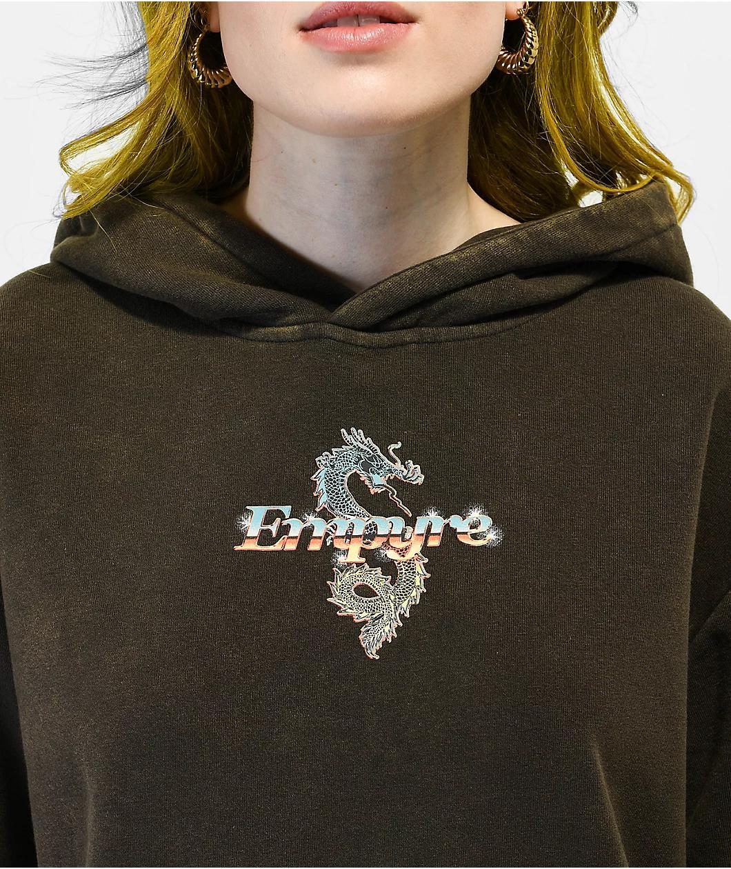 Empyre Laroso Dragon Black Wash Hoodie Product Image