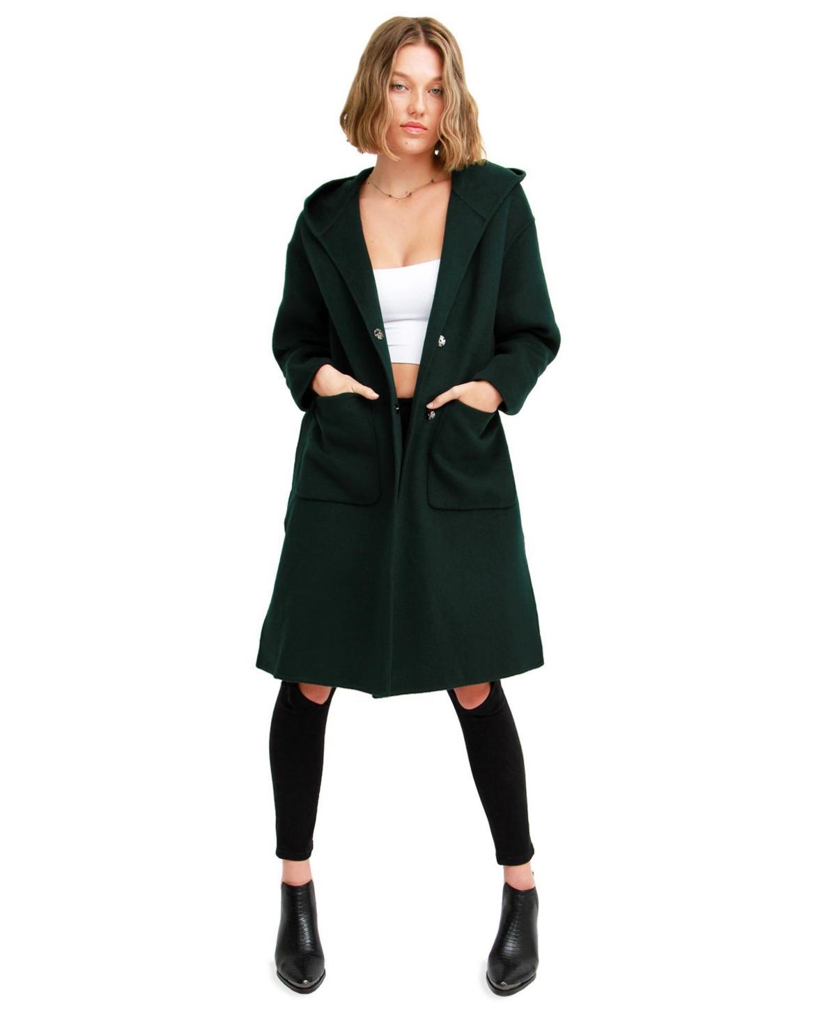 Women Belle & Bloom Walk This Way Wool Blend Oversized Coat Product Image