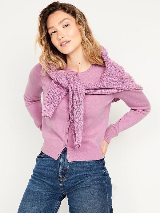 SoSoft Crop Cardigan Sweater Product Image