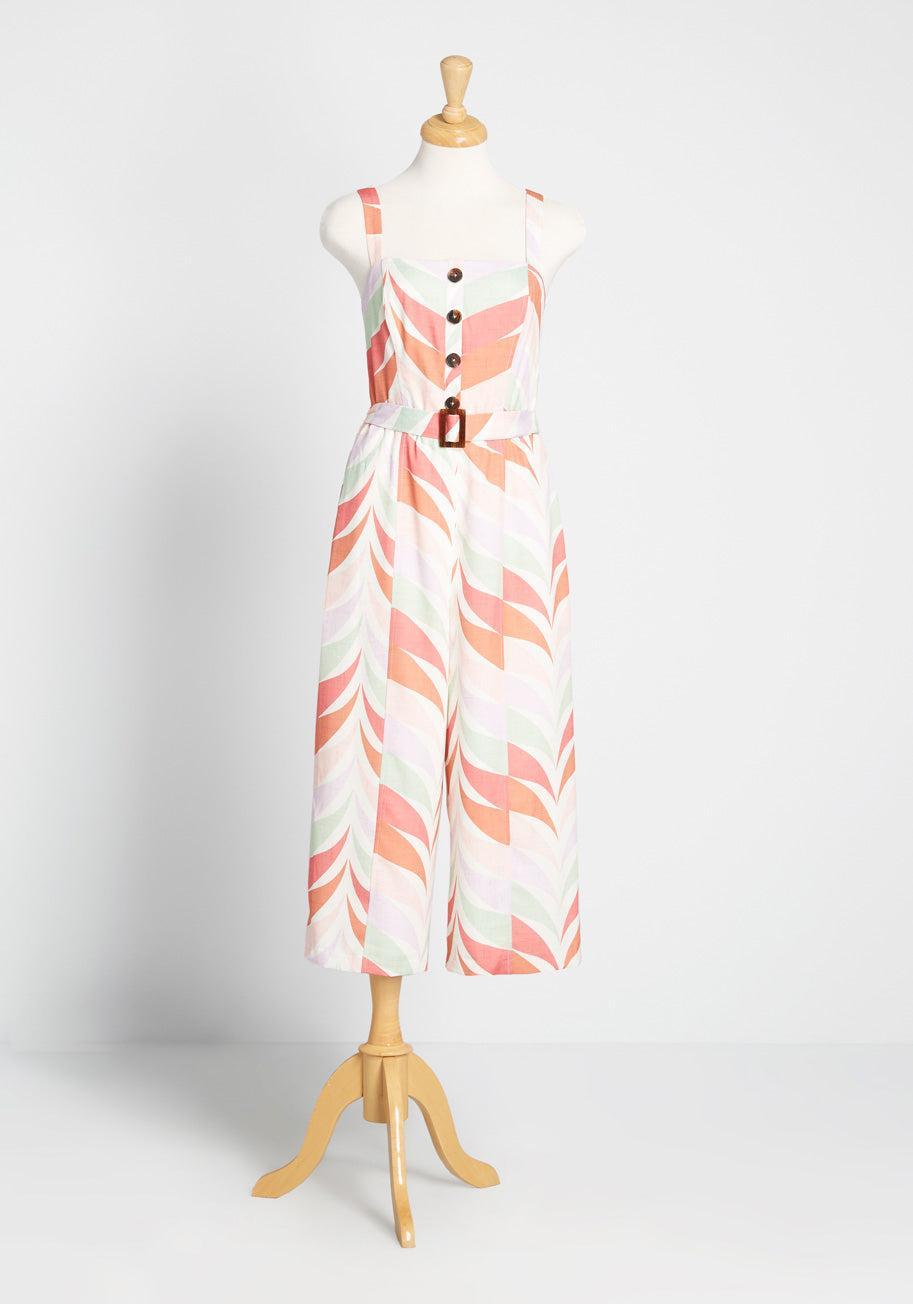 ModCloth x Hutch Start of Spring Cropped Jumpsuit product image