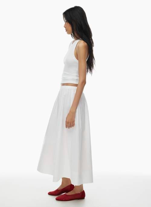 luminary poplin skirt Product Image