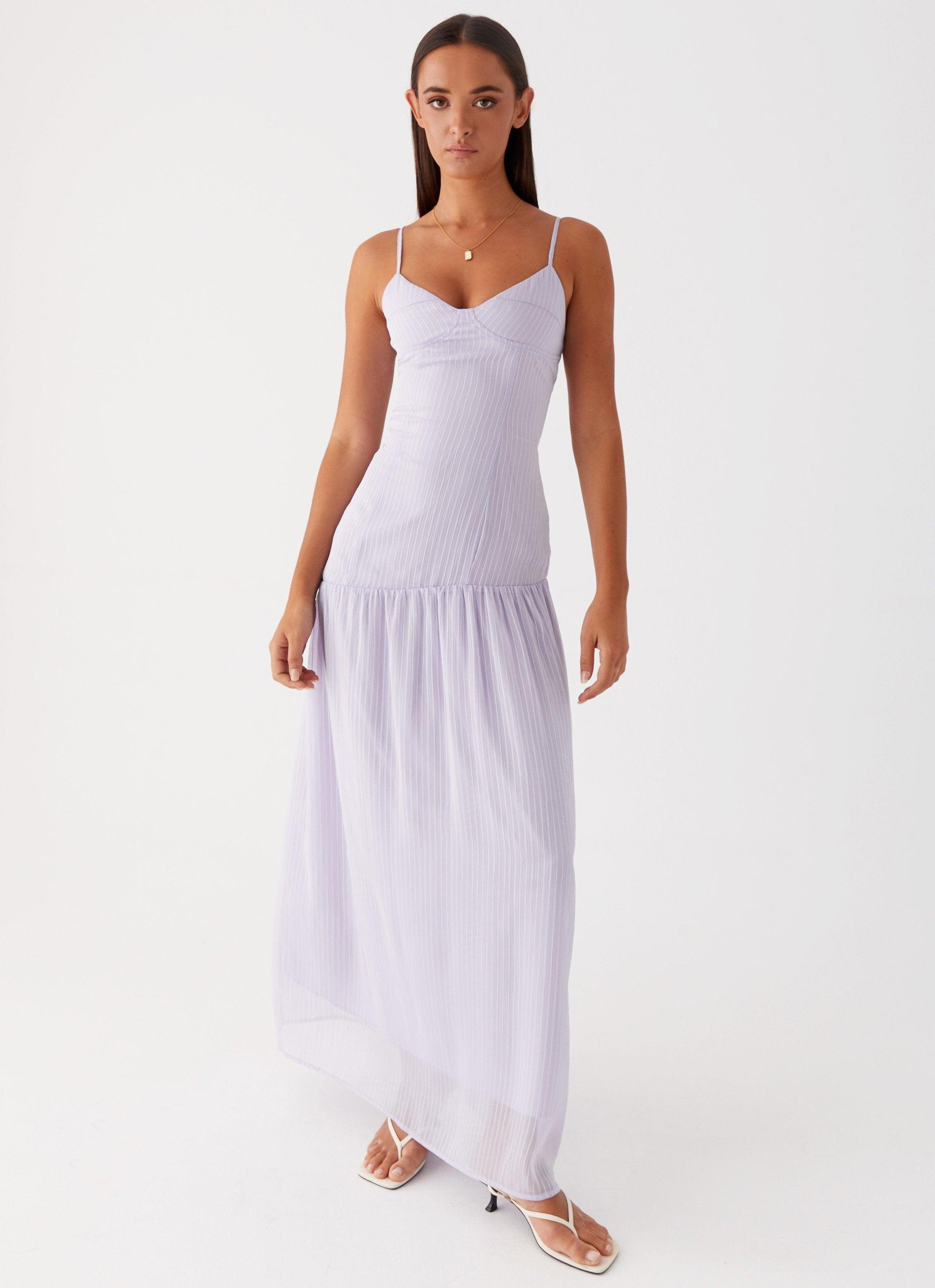 Shania Maxi Dress - Lavender Product Image