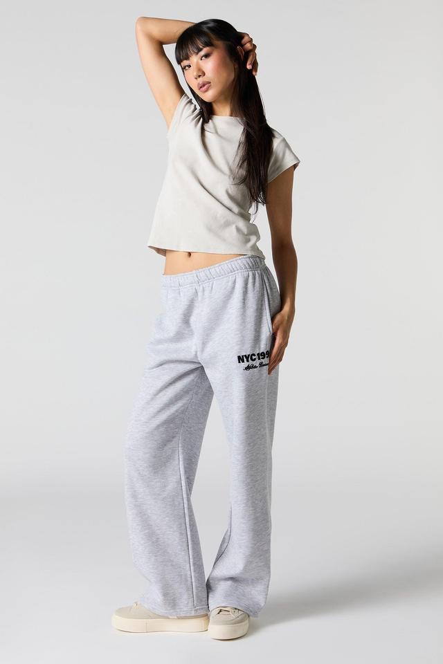 City Embroidered Fleece Jogger Female Product Image