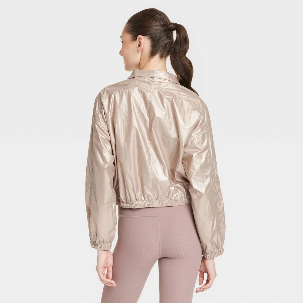 Womens Lightweight Windbreaker - All In Motion Gold M Product Image