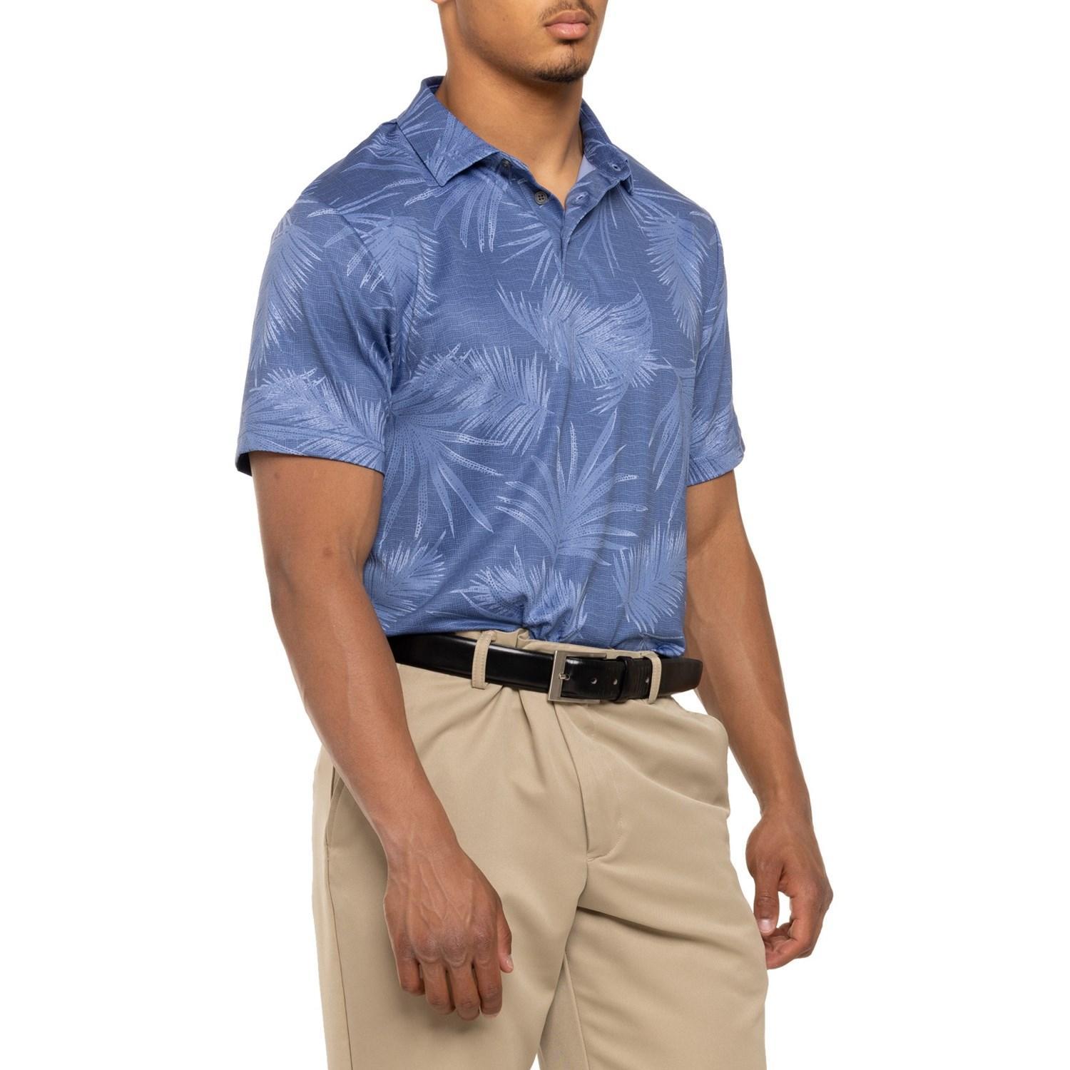 Jack Nicklaus Vacation Print Polo Shirt - UPF 40, Short Sleeve Product Image