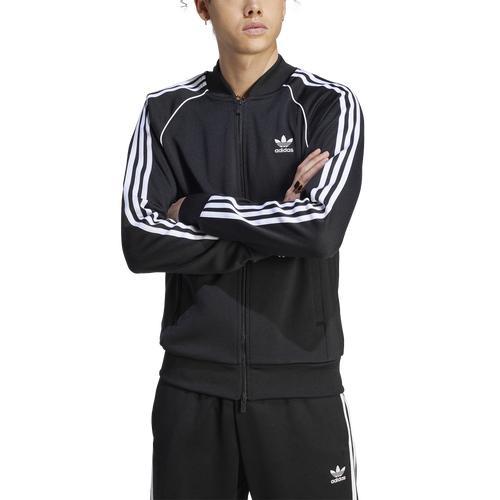 adidas Originals Mens adidas Originals Adicolor Superstar Track Jacket - Mens Black/White Product Image