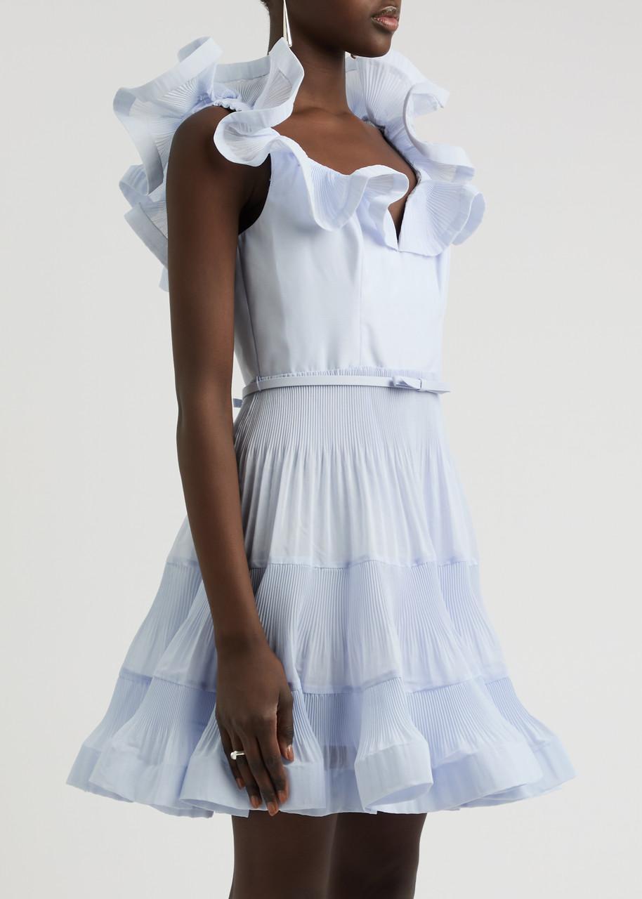 ZIMMERMANN Dress With Ruffles In Lilac Product Image