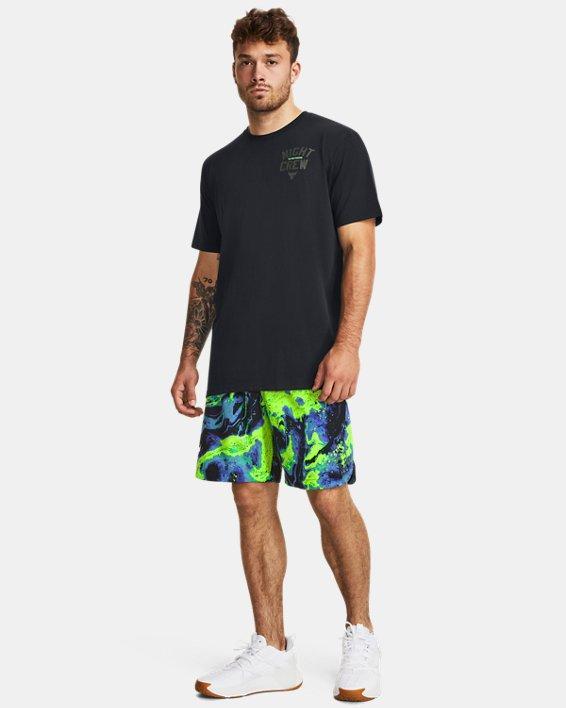 Men's Project Rock Night Crew Short Sleeve Product Image