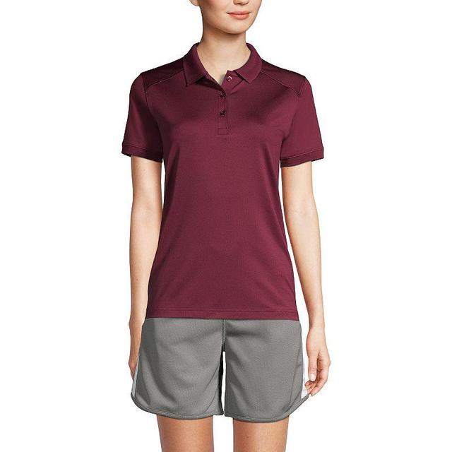 Lands End Womens School Uniform Short Sleeve Rapid Dry Polo Shirt Product Image