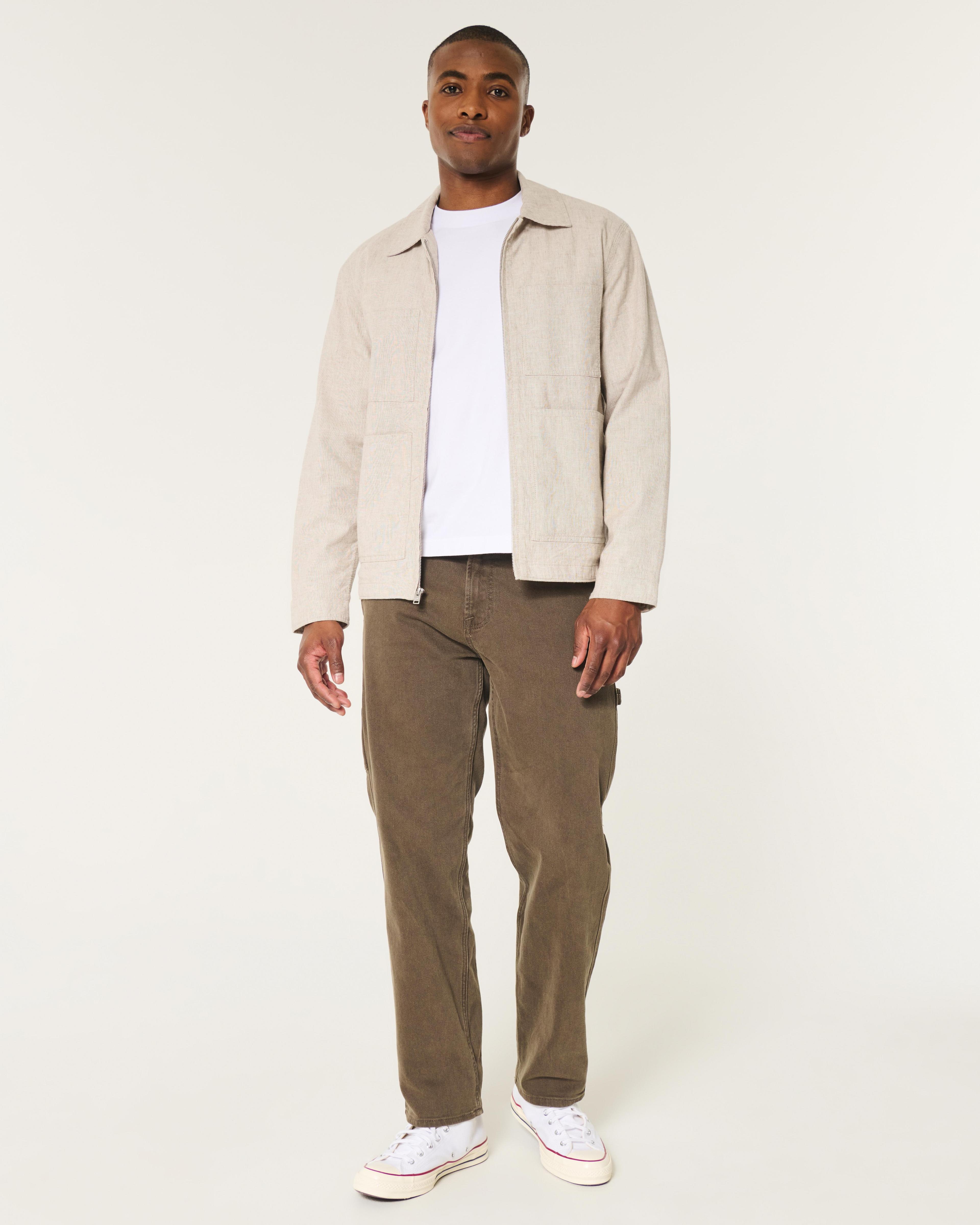 Linen Blend Chore Jacket Product Image