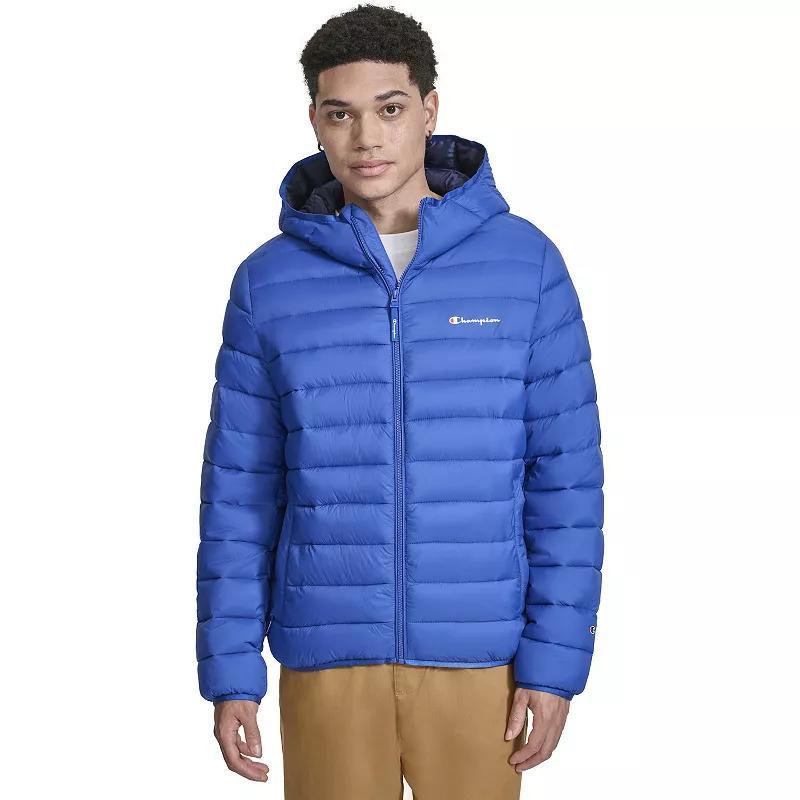 Mens Champion Lightweight Puffer Jacket with Hood Product Image