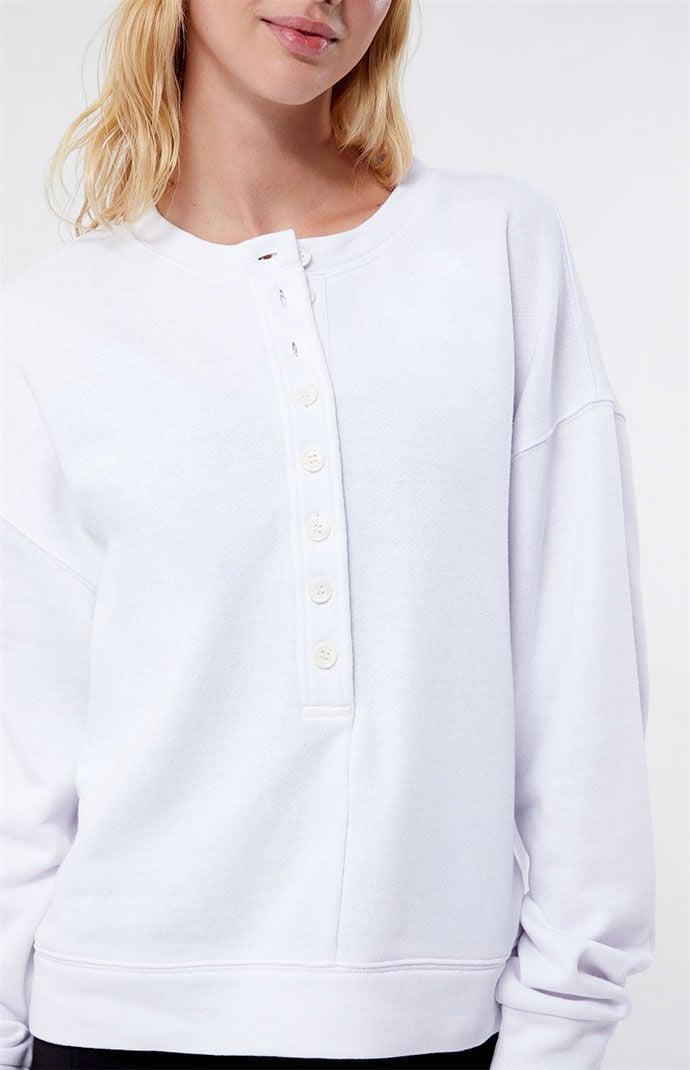 Women's Fireside Easy Henley Sweatshirt Product Image