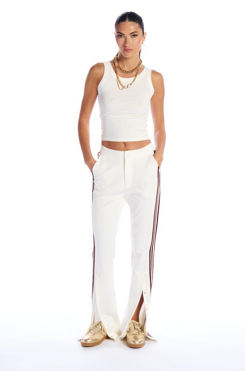 TYPE OF LOVE FLARE TROUSER WITH SIDE STRIPES Product Image