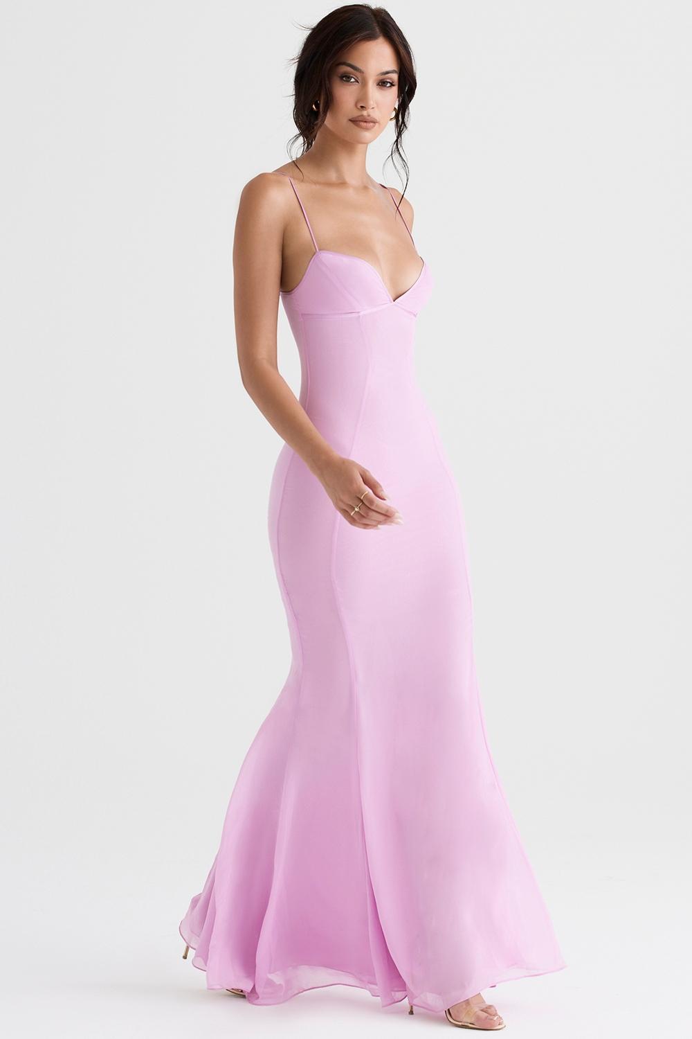 Loren Pink Maxi Dress Product Image