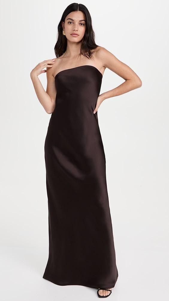 Norma Kamali Bias Strapless Gown | Shopbop Product Image