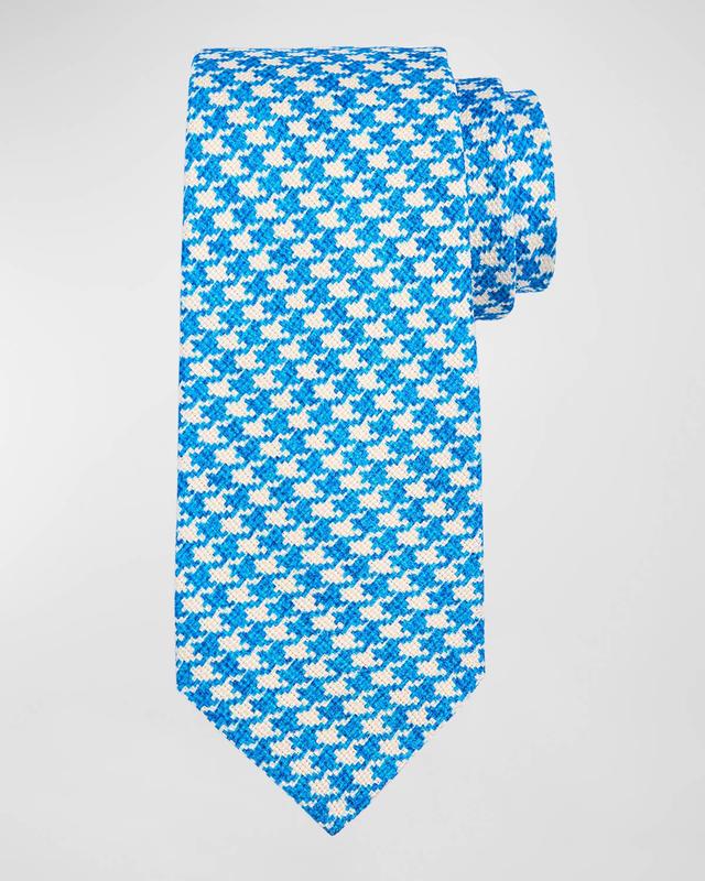 Mens Silk Houndstooth Tie Product Image