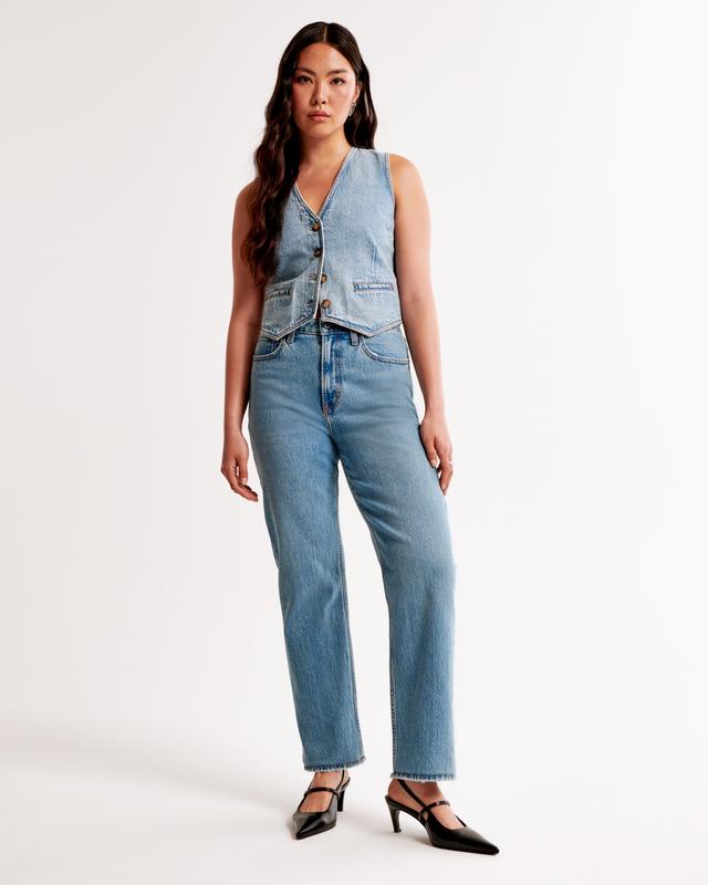 Curve Love High Rise Vintage Straight Jean Product Image