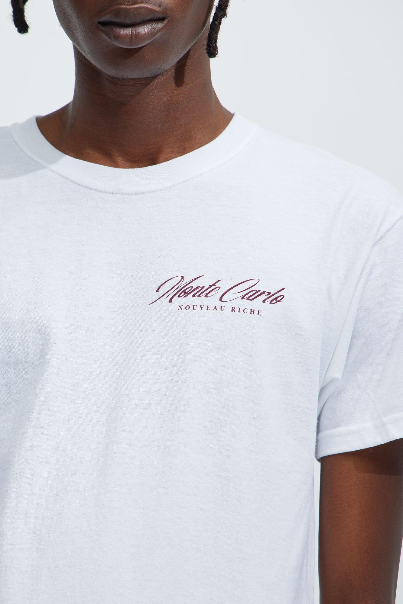 Monte Carlo Nouveau Riche Short Sleeve Tee - White Product Image