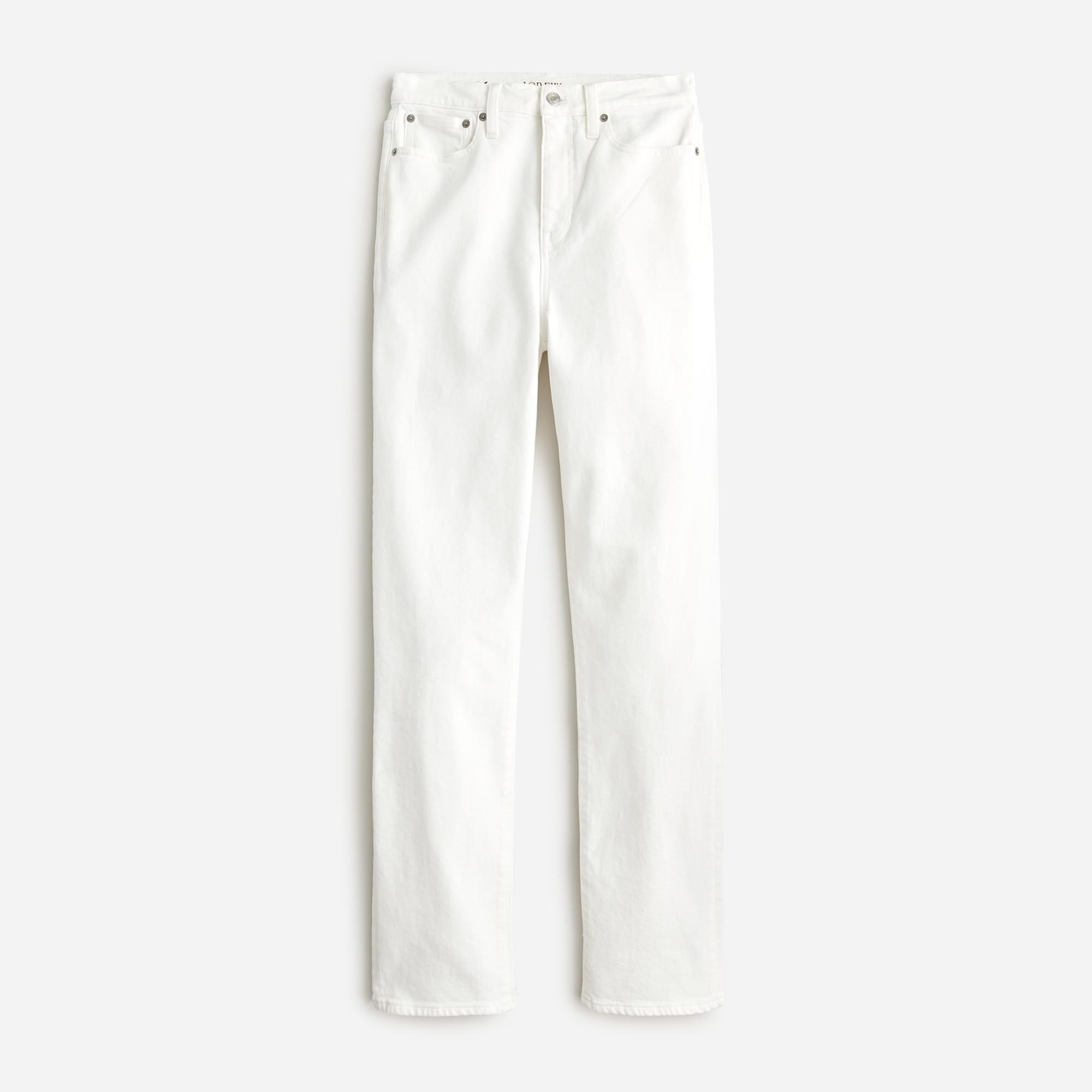 Classic straight jean in white product image