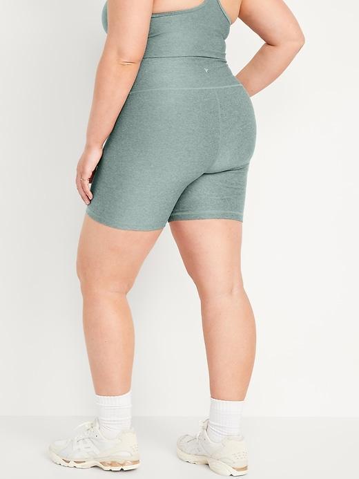 Extra High-Waisted CloudComfy Biker Shorts -- 6-inch inseam Product Image