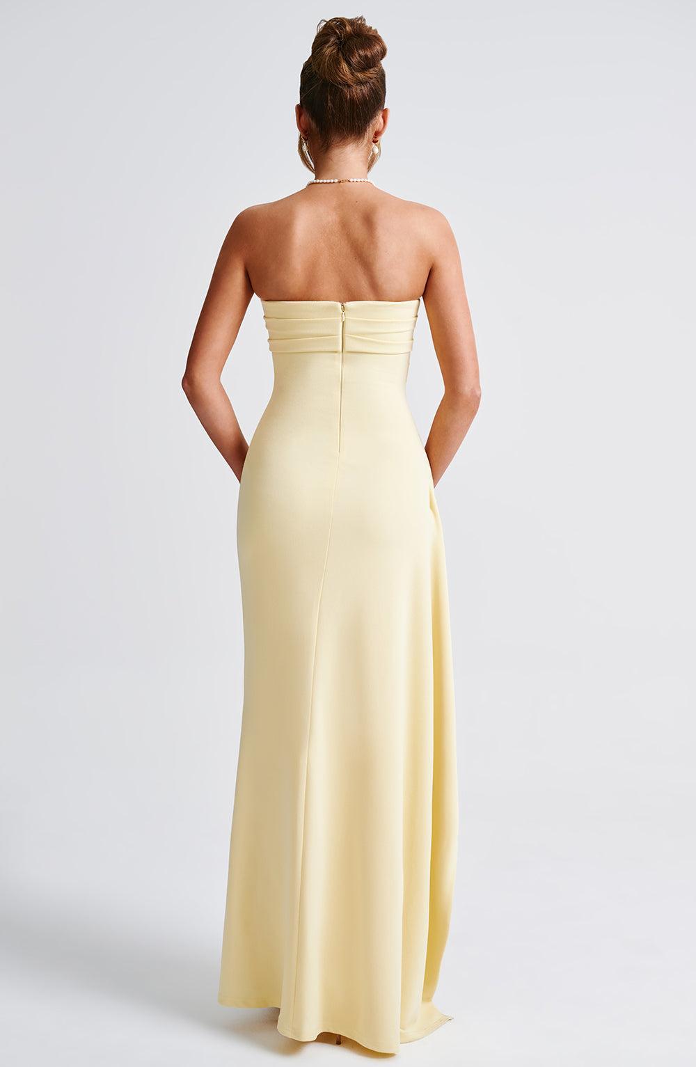 Zafira Maxi Dress - Lemon Product Image