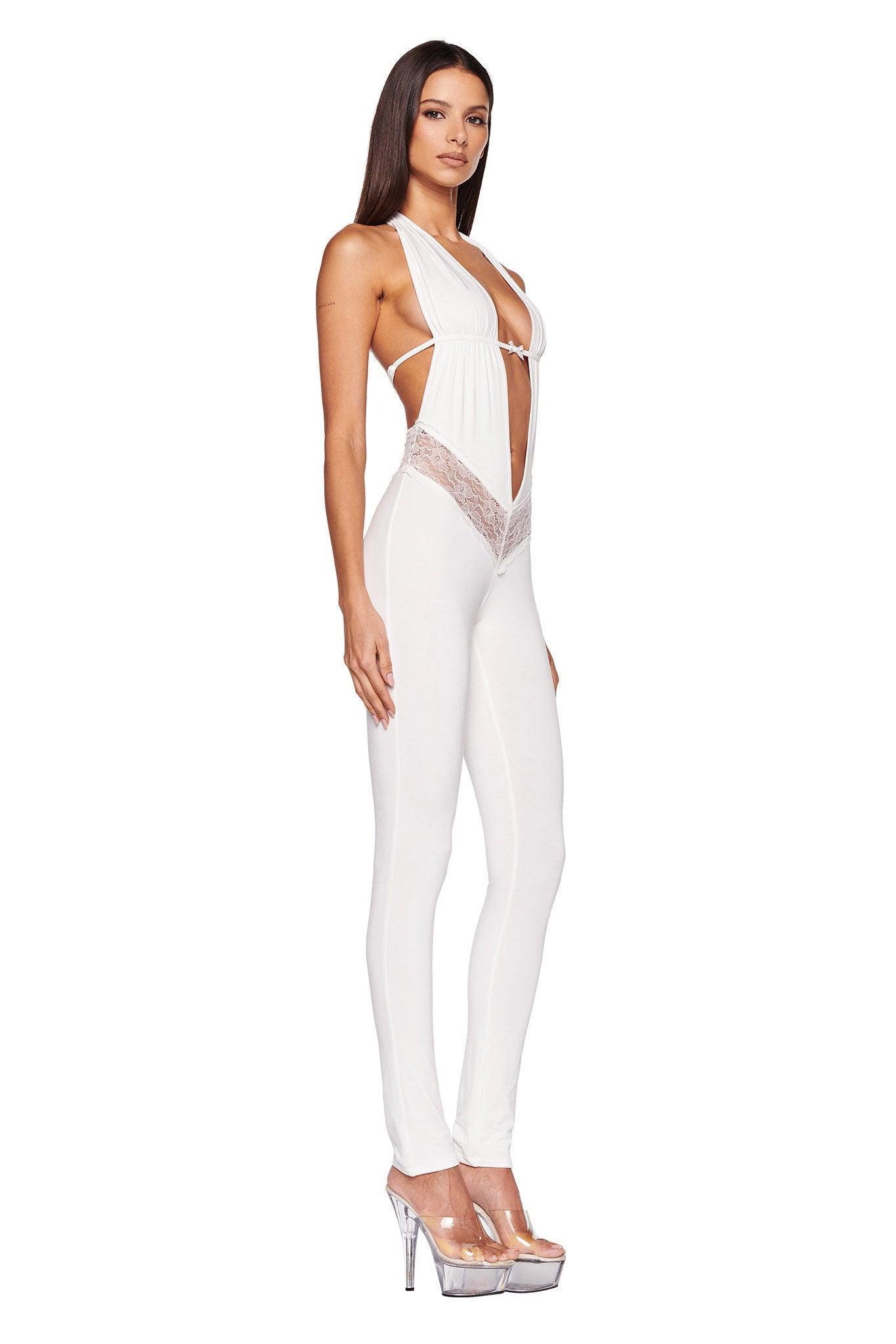 ASTORA JUMPSUIT - WHITE Product Image