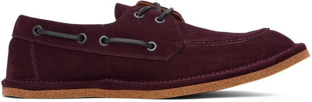 Burgundy Pantoufles Boat Shoes In 359 Bordeaux Product Image