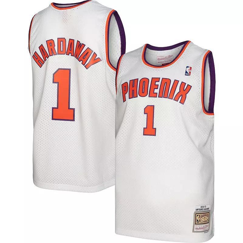 Mens Mitchell & Ness Penny Hardaway White Phoenix Suns 2002-03 Hardwood Classics Swingman Jersey - White Product Image