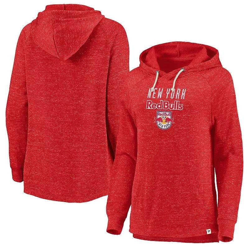 Womens Fanatics Branded New York Bulls Faded Script Pullover Hoodie product image