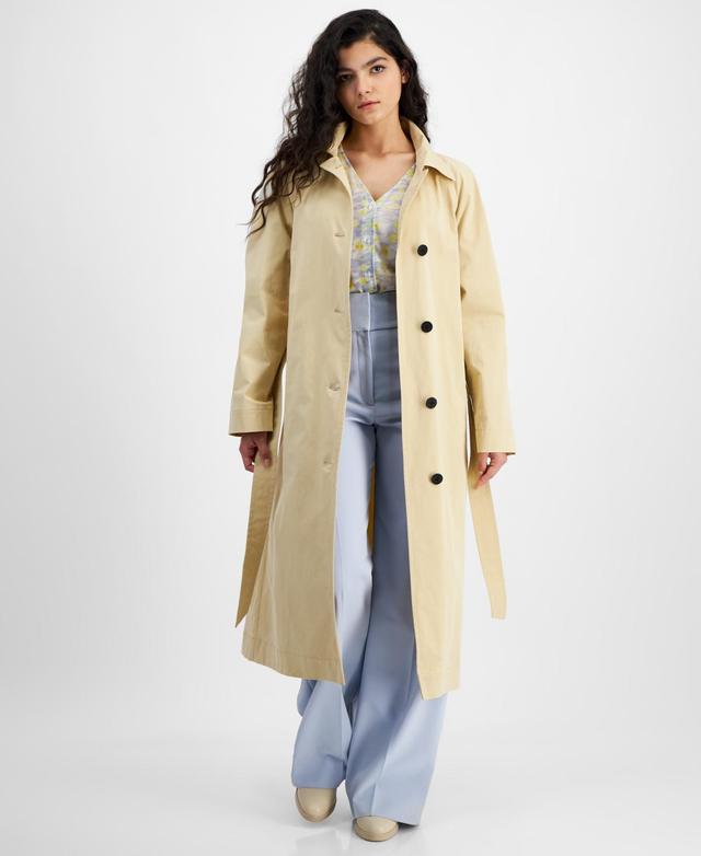 Hugo Womens Button-Front Trench Coat Product Image