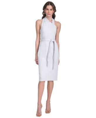 Petite Belted Sheath Dress Product Image