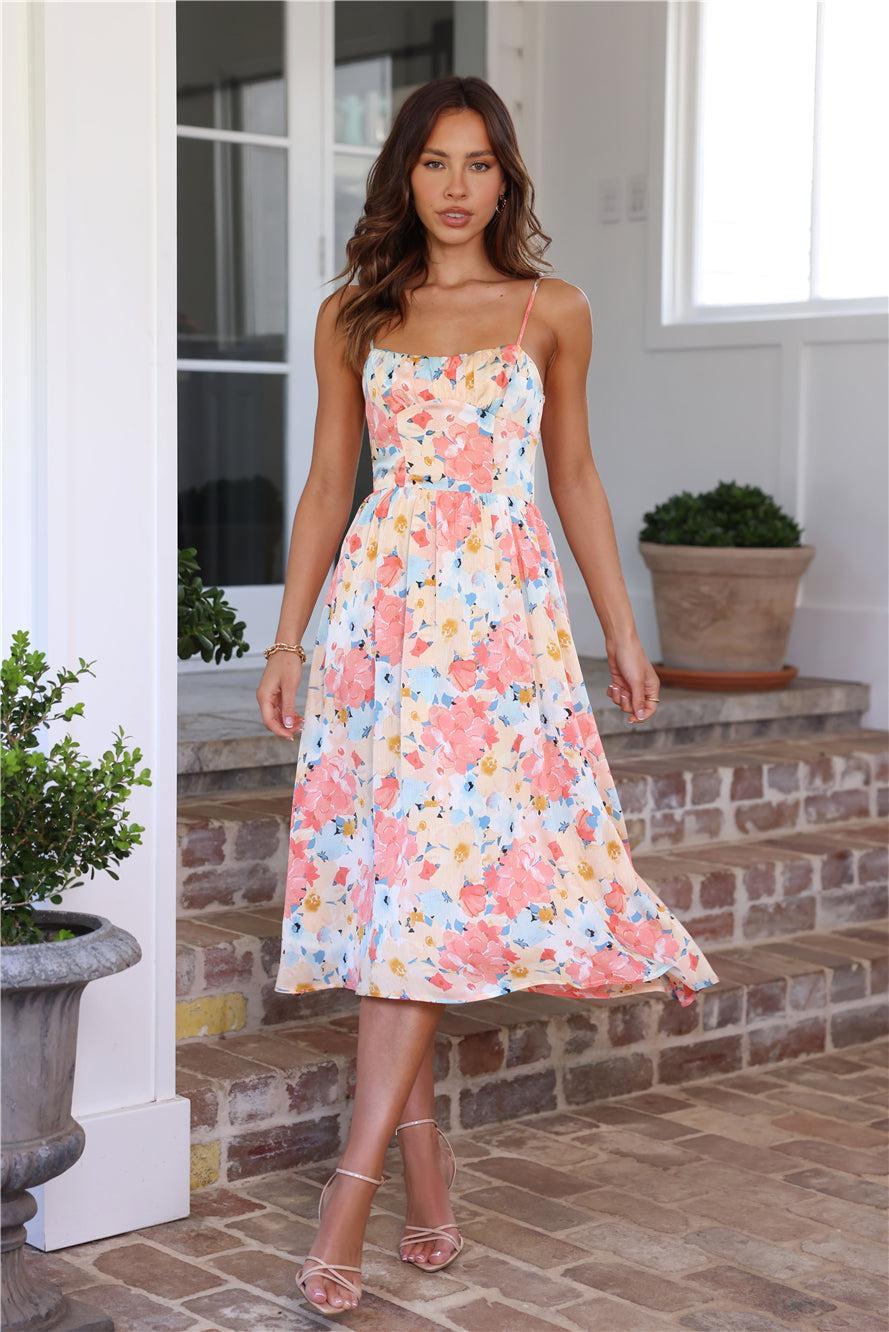 HELLO MOLLY Field Of Memories Midi Dress Multi Product Image