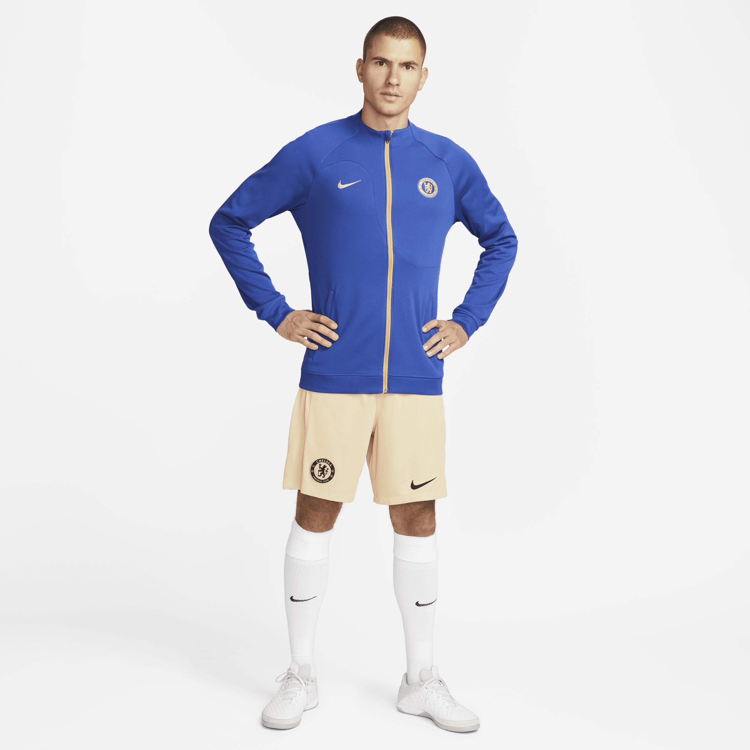 Chelsea FC Academy Pro Nike Men's Full-Zip Knit Soccer Jacket Product Image