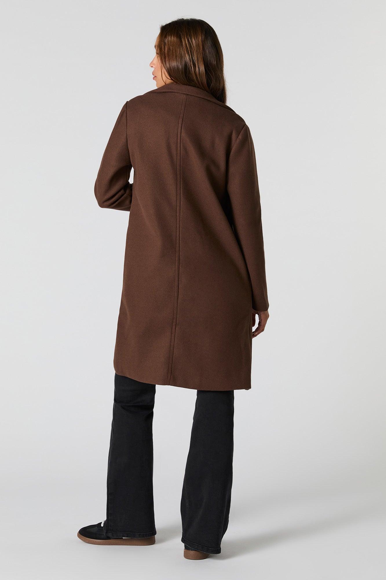 Collared Single Button Coat Female Product Image