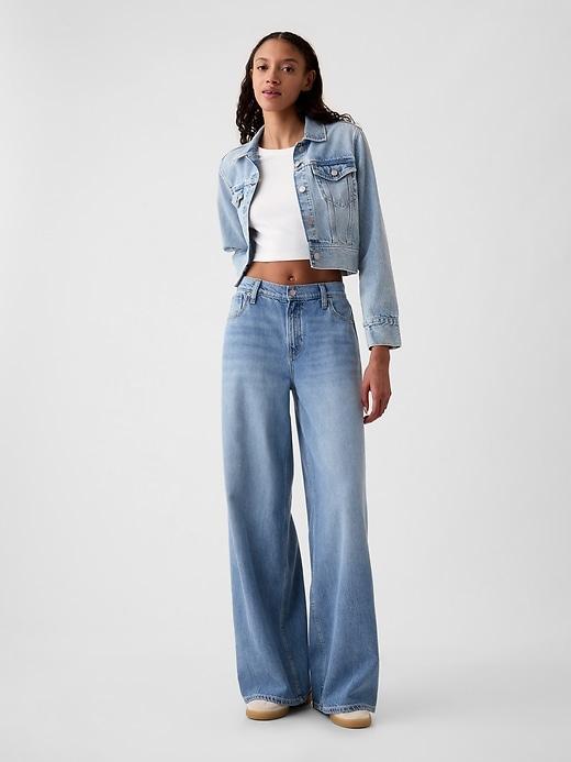 Mid Rise UltraSoft Baggy Jeans product image