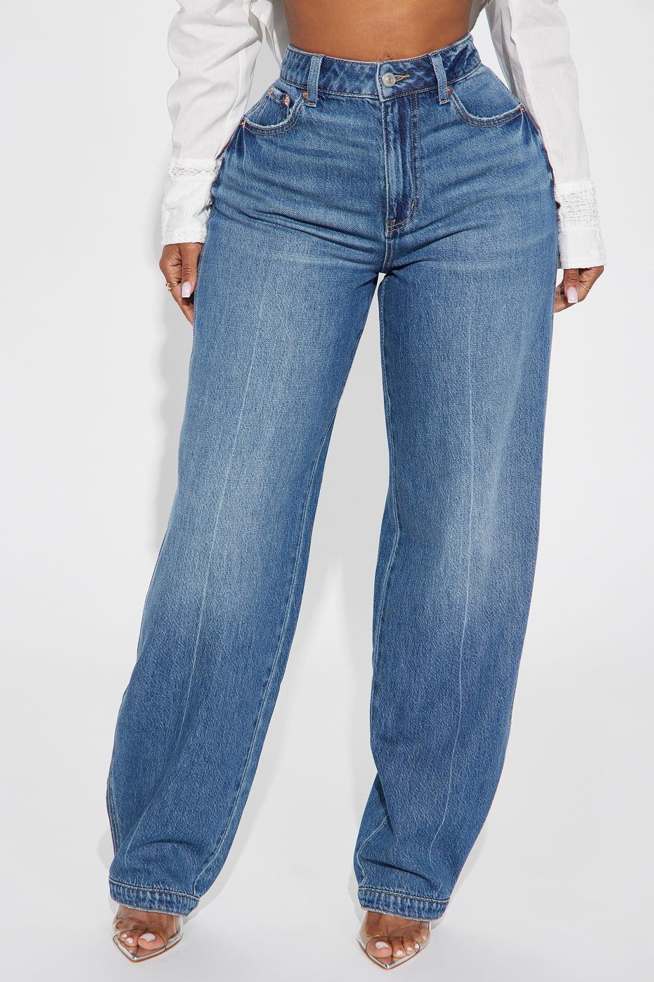 Niya Non Stretch Taper Leg Jeans - Dark Wash Product Image