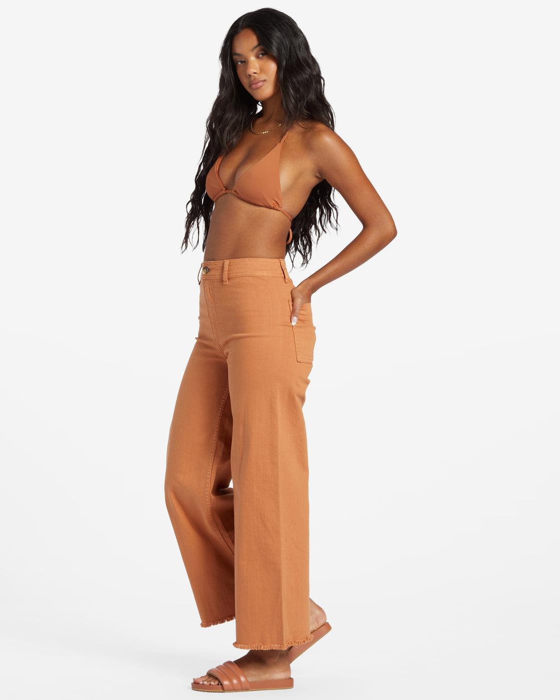 Free Fall High-Waist Pants - Toffee Female Product Image