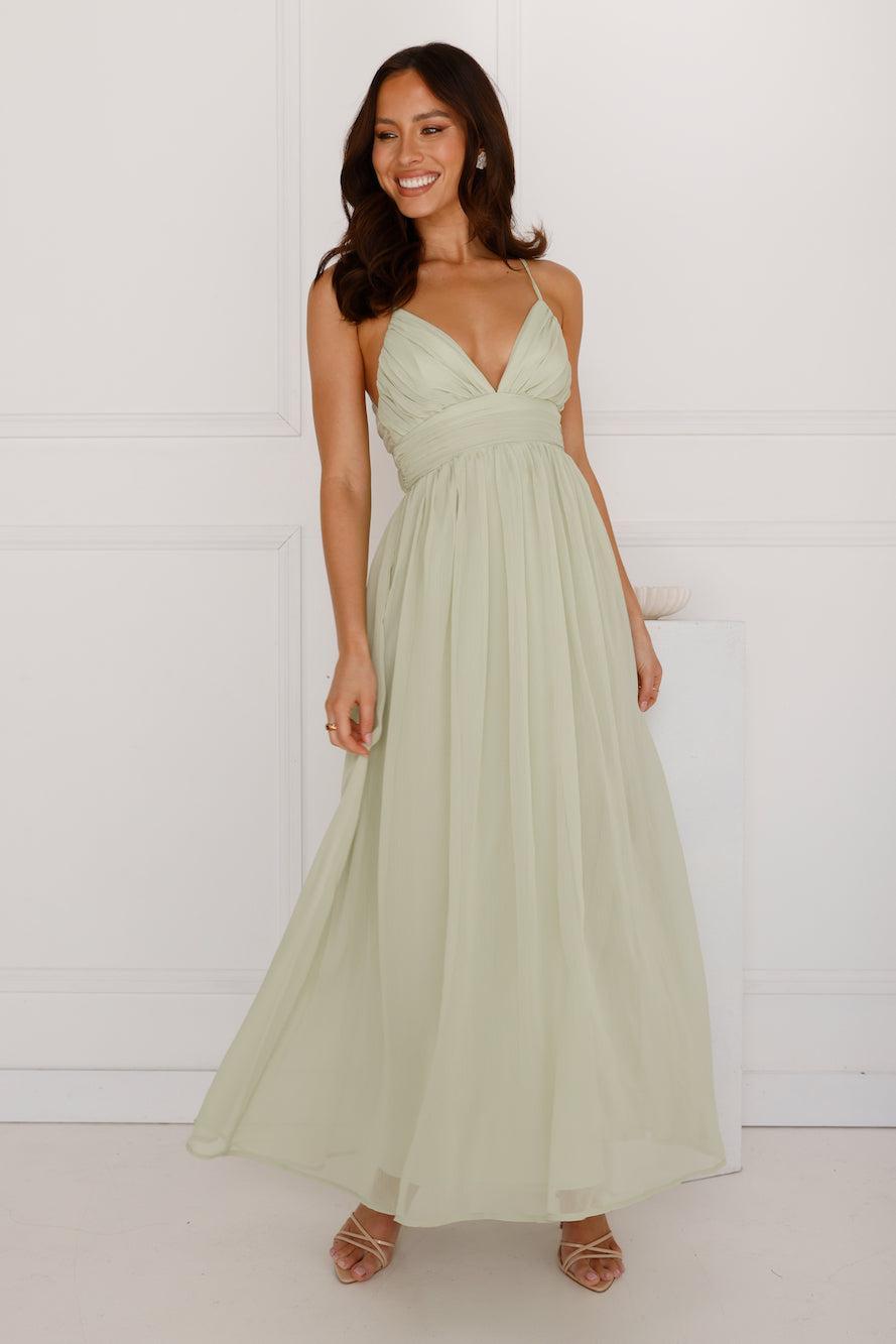 Finding Forever Maxi Dress Sage Product Image