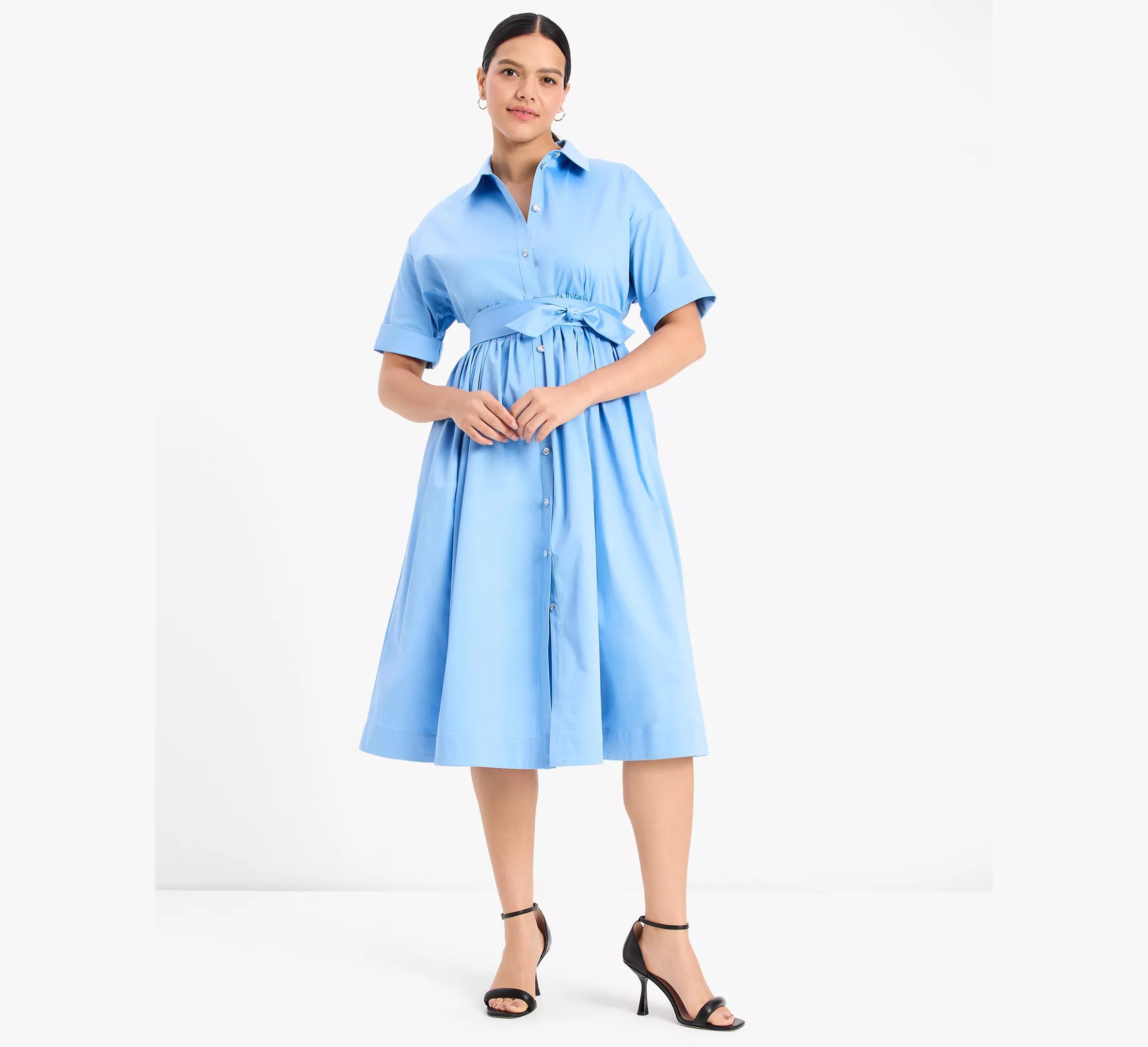 Poplin Midi Montauk Dress Product Image