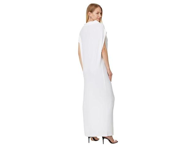 Norma Kamali Sleeveless All In One Side Slit Gown (Snow ) Women's Dress Product Image