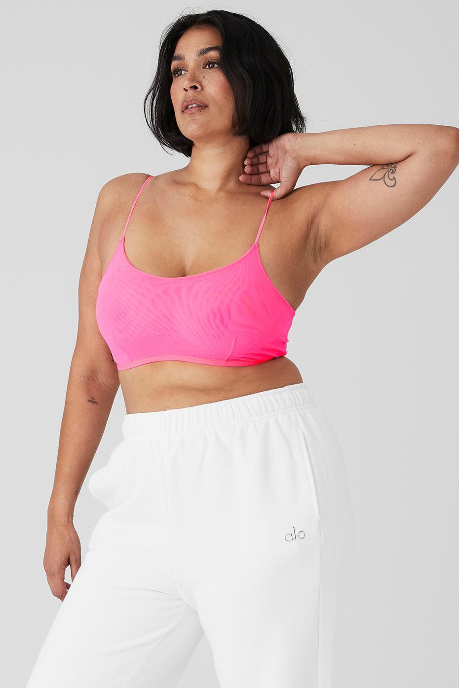 Airmesh Venus Bralette - Fluorescent Pink Coral Product Image